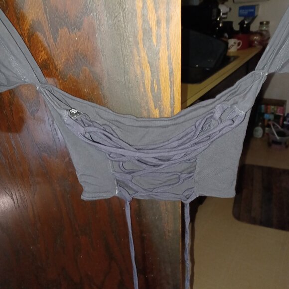 Melodia Designs Corseted Off the shoulder Crop - Picture 2 of 3